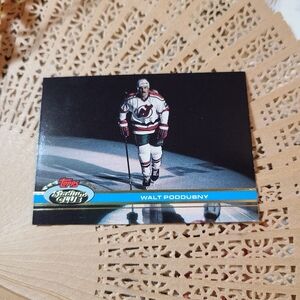 New Jersey Devils Rookie Card Walt Poddubny